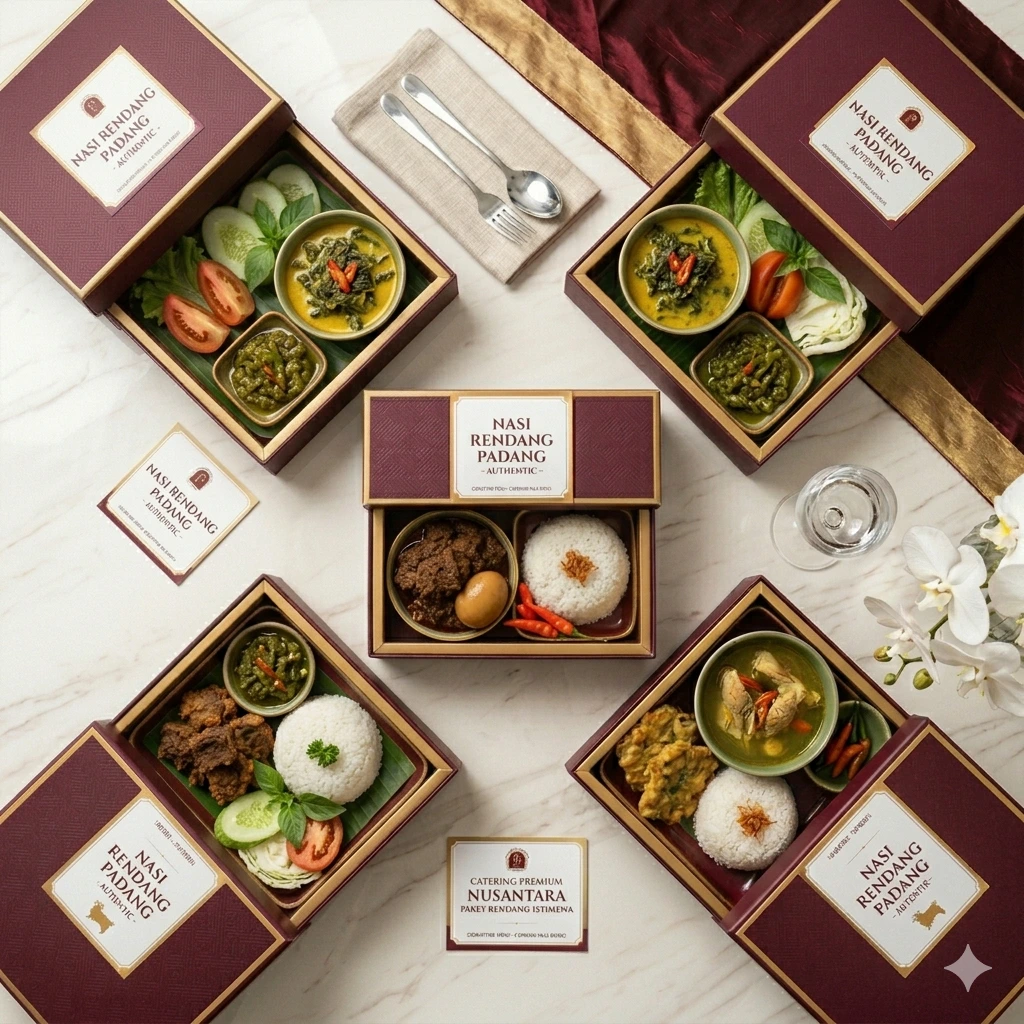 nasi rendang padang